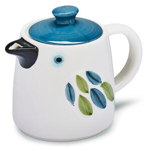 Biało-niebieski ceramiczny dzbanek do herbaty Forest Birds – Cooksmart ®