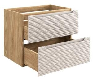 Szafka pod umywalkę OCEAN BEIGE 82-70-2S 70cm dąb olejowany/