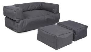 Szara sofa dla dzieci 100 cm Nier – Floriane Garden