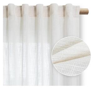 Kremowa zasłona 140x270 cm Valeta – Restilo