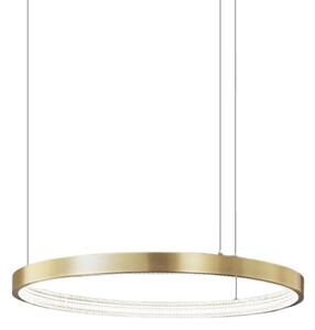 Zing Ring 60 B - żyrandol LED 60cm pierścień złoty mosiądz
