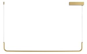 Patinar – Lampa liniowa wisząca LED 90 cm, 12W, 3000K, złoty