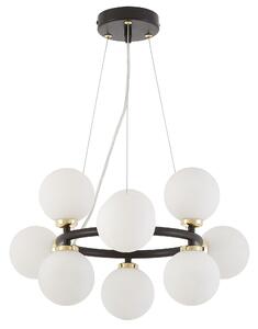 LAMPA WISZĄCA NOWOCZESNA CZARNO-ZŁOTA MARSIADA W9