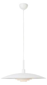 Biała lampa wisząca z metalowym kloszem ø 57 cm Piny – Markslöjd