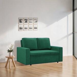 Sofa dwuosobowa, BLOM, velvet, 148x87x90 cm, butelkowa zieleÅ | TYLETEGOTU