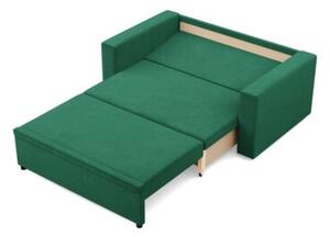 Sofa dwuosobowa, BLOM, velvet, 148x87x90 cm, butelkowa zieleÅ | TYLETEGOTU