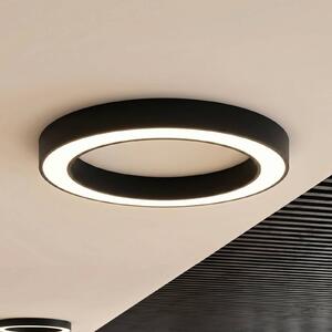 Lampa sufitowa LED Sharelyn Arcchio, możliwość ściemniania, czarny, kuchnia, aluminium, nowoczesny
