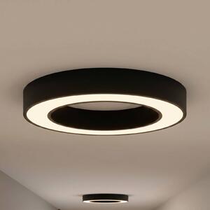 Lampa sufitowa Sharelyn Arcchio, możliwość ściemniania, czarny, kuchnia, aluminium, nowoczesny
