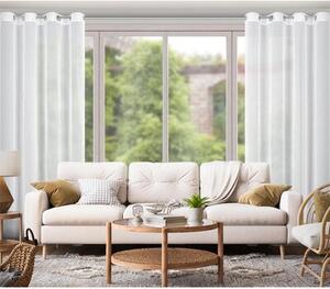Firana gotowa EUROFIRANY Kalia 140 x 260 cm BiaÅy