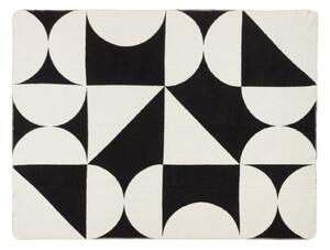 Czarno-kremowy koc 150x200 cm Tul – noo.ma