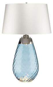 Lampa stołowa Lena - niebieska podstawa, duża, Dual-Lit