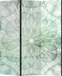 Parawan pokojowy 3-częściowy 135x172 Dwustronny dekoracyjny boho Szary Spokojna Mandala Natury