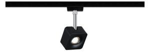 Czarny spot Cube - LED, system szynowy URail