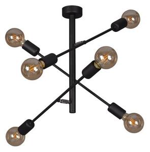 Czarna sufitowa lampa Camara - regulowane ramiona