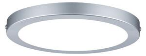 Płaski plafon Atria - srebrny, LED