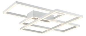 Biała lampa sufitowa Line - geometryczna forma, LED