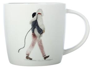 Biały porcelanowy kubek 400 ml Walking The Dog – Maxwell & Williams