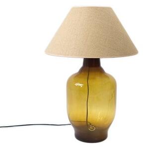 Lampa stołowa Bee - szklana duża - Gie El Home - miodowa