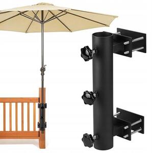 Uchwyt na parasol balkonowy regulowany zacisk bez wiercenia металл