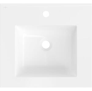 Mexen Otis umywalka wpuszczana w blat 51 x 46,5 cm, biała połysk - 25185000