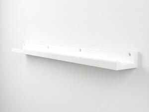 Półka ścienna na obrazy FOTOPLANK 120 cm, biała
