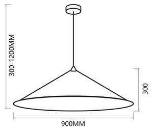 Lampa wisząca Fuji Ø90cm 1xE27