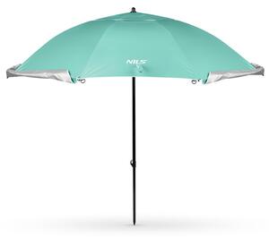 Parasol plażowy NILS CAMP NC17114 2w1 XXL 240 cm Zielony