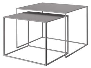 Szare metalowe stoliki zestaw 2 szt. 50x60 cm Fera – Blomus
