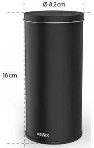 Pojemnik stalowy XAVAX Barista 111272 0.8 l Czarny