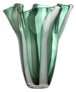 Zielony szklany ręcznie wykonany wazon (wysokość 32 cm) Lettice – Bloomingville