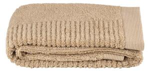 Beżowy bawełniany ręcznik frotte 50x100 cm Classic – Zone