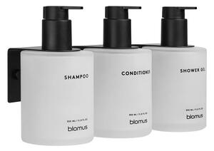 Białe ścienne szklane dozowniki do mydła 3 szt. 350 ml Kirei – Blomus