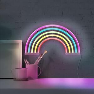 Kinkiet dla dzieci neonowy tęcza LED 3W USB-A bateria 3xAA Neon Polux