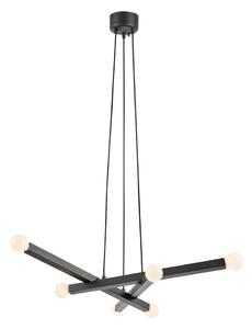 Czarna metalowa lampa wisząca Stack – Markslöjd