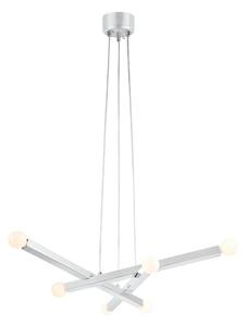 Metalowa lampa wisząca w kolorze srebra Stack – Markslöjd