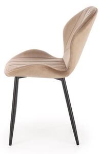 Beżowe krzesło do jadalni loft | Umeblowana.com