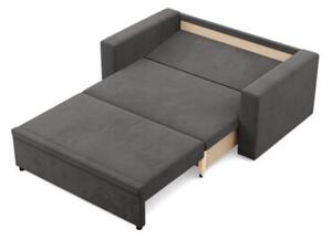 Sofa dwuosobowa, BLOM, Mikrofaza, 148x87x90 cm, szary | TYLETEGOTU