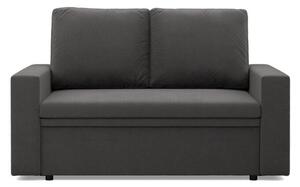 Sofa dwuosobowa, BLOM, Mikrofaza, 148x87x90 cm, szary | TYLETEGOTU