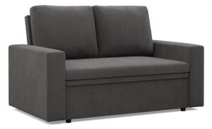 Sofa dwuosobowa, BLOM, Mikrofaza, 148x87x90 cm, szary | TYLETEGOTU