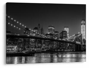 Obraz mostu Brooklyn Bridge w Nowym Jorku (70x50 cm)