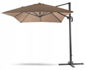 Parasol OGRODOWY TAPAS 296 x 296cm brąz Corciano