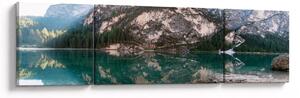 Obraz górskiego jeziora (170x50 cm)