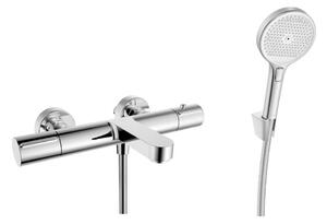 Kielle Oudee - Bateria termostatyczna wannowa z akcesoriami, chrom 10302SNT30