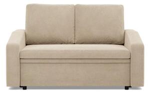 Sofa z funkcjÄ spania, BLOM, sztruks, 148x87x90 cm, beÅ¼owy | TYLETEGOTU