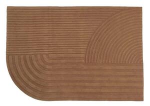 Muuto - Relevo Dywanik 170x240 Burnt Pomarańczowy