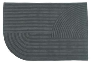 Muuto - Relevo Dywanik 170x240 Burnt Ciemny Green