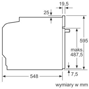 Piekarnik BOSCH HBA554EB3 Seria 4 Elektroniczny Czarny A+