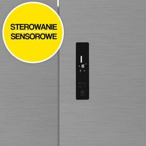 Lodówka AMICA FY3259.3DFBX Side by Side No frost 180.3cm Srebrna