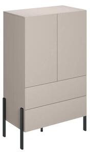 Komoda wysoka JUKON 2D2S 90cm kaszmirowa