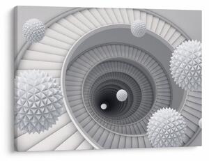 Obraz abstrakcji 3D (70x50 cm)